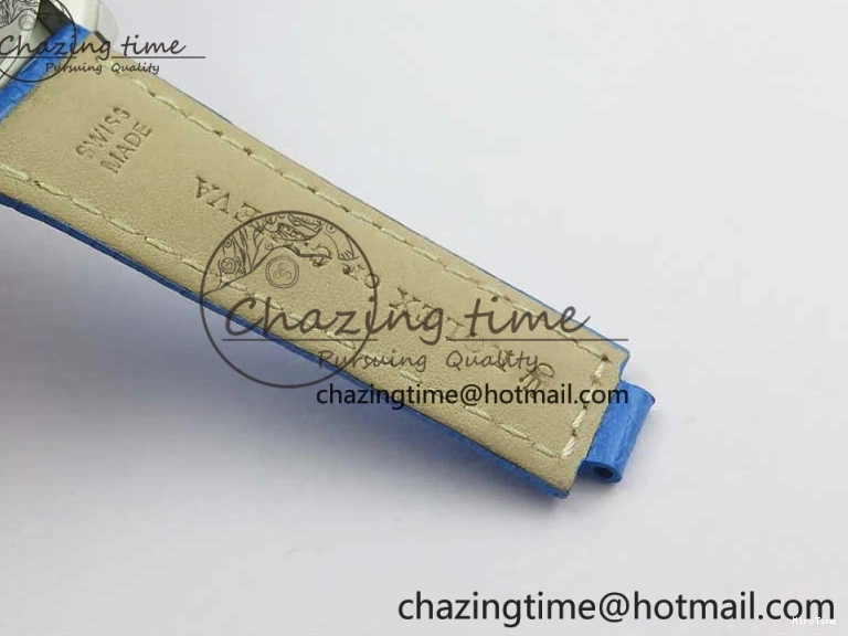 MiroTime 0215 Elegant Daytona 116519 OXF Best Edition Blue Dial on Blue Leather Strap A 3073